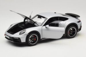 Porsche 911 992 Dakar Ice Grey Metallic Norev 1:18 187242 Metal - imagem 2 de 8