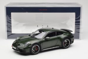 Porsche 911 992 Dakar Oak Verde Metálico Norev 1:18 187241 Metal - imagem 9 de 9