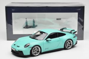 Porsche 911 992 GT3 Mint Verde Norev 1:18 187316 Metal - imagem 8 de 8