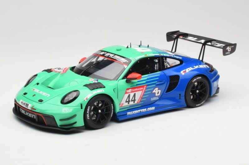 Porsche 911 992 GT3 R Falken #44 D. Eriksson / T. Heinemann 24 Hours of Nurburgring 2023 Minichamps 1:18 113236344 Metal