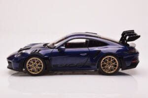 Porsche 911 992 GT3 RS Gentian Azul Metálico Norev 1:18 187363 Metal - imagem 4 de 8