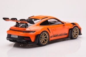 Porsche 911 992 GT3 RS Gulf Laranja Norev 1:18 187360 Metal - imagem 3 de 8
