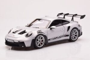 Porsche 911 992 GT3 RS Ice Cinzento Norev 1:18 187359 Metal