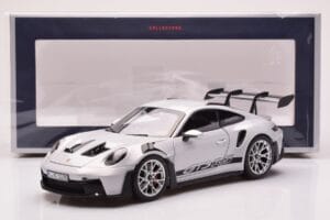 Porsche 911 992 GT3 RS Ice Cinzento Norev 1:18 187359 Metal - imagem 8 de 8