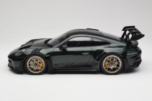 Porsche 911 992 GT3 RS Jet Green Metallic Black Norev 1:12 127532 Metal - imagem 3 de 6