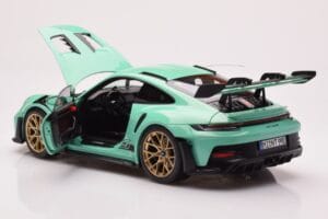 Porsche 911 992 GT3 RS Mint Verde Norev 1:18 187362 Metal - imagem 5 de 8