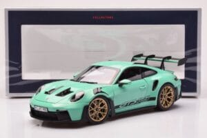 Porsche 911 992 GT3 RS Mint Verde Norev 1:18 187362 Metal - imagem 8 de 8