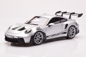 Porsche 911 992 GT3 RS Prata Metálico Norev 1:18 187357 Metal