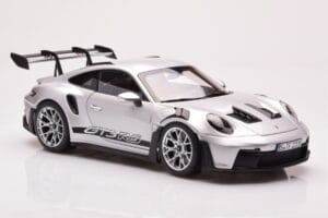 Porsche 911 992 GT3 RS Prata Metálico Norev 1:18 187357 Metal - imagem 6 de 8