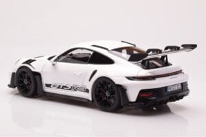Porsche 911 992 GT3 RS Branco Norev 1:18 187361 Metal - imagem 7 de 8