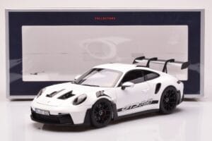 Porsche 911 992 GT3 RS Branco Norev 1:18 187361 Metal - imagem 8 de 8
