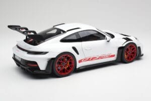 Porsche 911 992 GT3 RS Branco & Pyro Vermelho Norev 1:12 127530 Metal - imagem 2 de 6