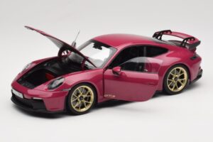 Porsche 911 992 GT3 Ruby Star Neo Norev 1:18 187381 Metal - imagem 2 de 8