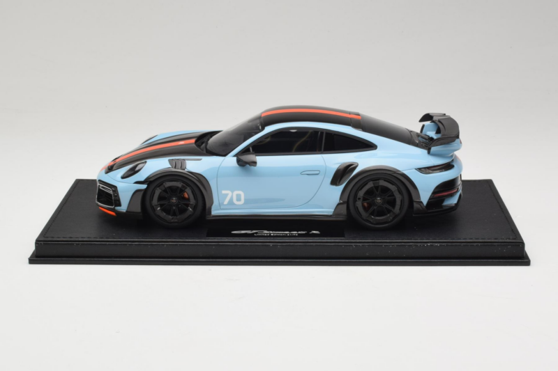 Porsche 911 992 TechArt GTstreet R Gulf Blue TechArt 1:18 REMC010 Resina
