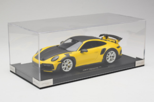 Porsche 911 992 TechArt GTstreet R Amarelo Com Jantes Brancas TechArt 1:18 REMC015 Resina - imagem 5 de 6