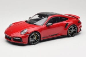Porsche 911 992 Turbo S Vermelho Minichamps 1:18 155069070 Metal