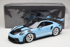 Porsche 911 992.1 GT3 RS Gulf Blue GT Spirit 1:12 GT497 Resina - imagem 6 de 6