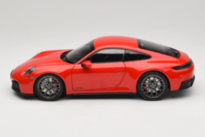 Porsche 911 992.2 Carrera 4 GTS Guards Red Norev 1:18 187171 Metal - imagem 4 de 8