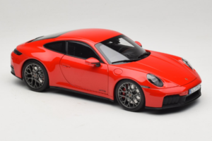 Porsche 911 992.2 Carrera 4 GTS Guards Red Norev 1:18 187171 Metal - imagem 6 de 8