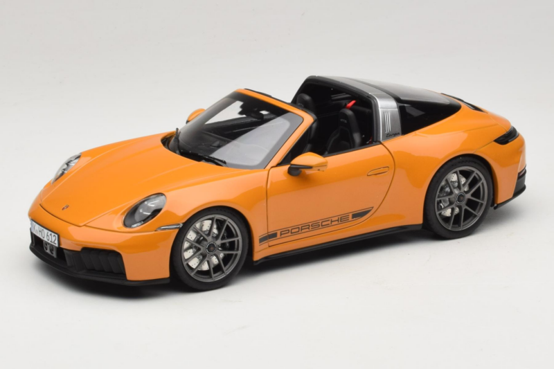 Porsche 911 992.2 Targa 4 GTS Bahama Yellow Norev 1:18 187190 Metal