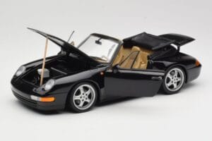 Porsche 911 993 Cabriolet Preto UT Models 1:18 27806-U1 Metal - imagem 2 de 8