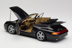 Porsche 911 993 Cabriolet Preto UT Models 1:18 27806-U1 Metal - imagem 5 de 8