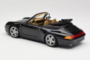 Porsche 911 993 Cabriolet Preto UT Models 1:18 27806-U1 Metal - imagem 7 de 8