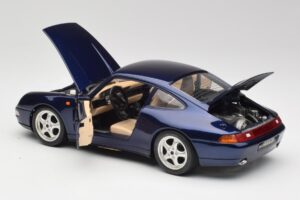 Porsche 911 993 Carrera Cup Azul Braccio & Gotz 1993 Bburago 1:18 3060-M1 Metal - imagem 5 de 8