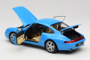 Porsche 911 993 Carrera Blue Metallic AUTOart 1:18 78133 Metal - imagem 5 de 8