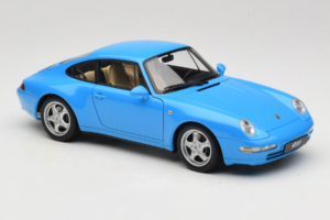 Porsche 911 993 Carrera Blue Metallic AUTOart 1:18 78133 Metal - imagem 6 de 8