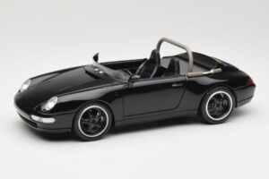 Porsche 911 993 Carrera Cabriolet Preto Bburago 1:18 3090-M1 Metal