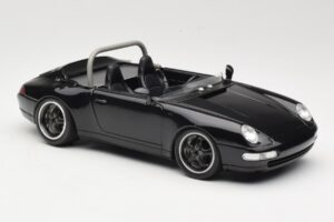 Porsche 911 993 Carrera Cabriolet Preto Bburago 1:18 3090-M1 Metal - imagem 6 de 8