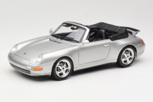 Porsche 911 993 Carrera Cabriolet Prata Bburago 1:18 18-12039 Metal