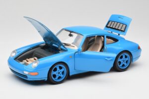 Porsche 911 993 Carrera Azul Bburago 1:18 3060 Metal - imagem 2 de 8