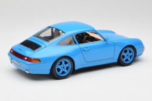 Porsche 911 993 Carrera Azul Bburago 1:18 3060 Metal - imagem 3 de 8