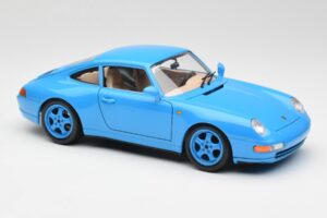 Porsche 911 993 Carrera Azul Bburago 1:18 3060 Metal - imagem 6 de 8