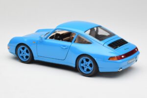 Porsche 911 993 Carrera Azul Bburago 1:18 3060 Metal - imagem 7 de 8