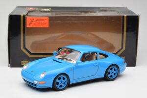 Porsche 911 993 Carrera Azul Bburago 1:18 3060 Metal - imagem 8 de 8