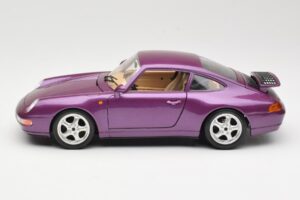 Porsche 911 993 Carrera Roxo Bburago 1:18 3060-M2 Metal - imagem 4 de 8