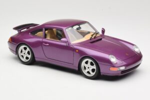 Porsche 911 993 Carrera Roxo Bburago 1:18 3060-M2 Metal - imagem 6 de 8