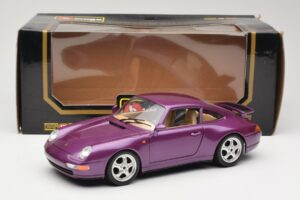 Porsche 911 993 Carrera Roxo Bburago 1:18 3060-M2 Metal - imagem 8 de 8