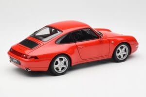 Porsche 911 993 Carrera Vermelho AUTOart 1:18 78132 Metal - imagem 3 de 8