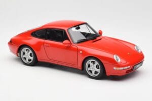 Porsche 911 993 Carrera Vermelho AUTOart 1:18 78132 Metal - imagem 6 de 8