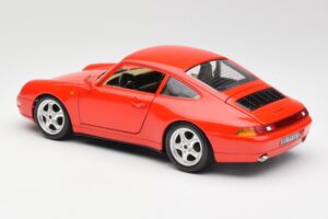 Porsche 911 993 Carrera Vermelho Bburago 1:18 3050 Metal - imagem 7 de 8