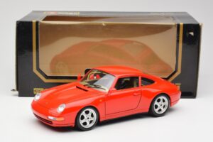 Porsche 911 993 Carrera Vermelho Bburago 1:18 3050 Metal - imagem 8 de 8