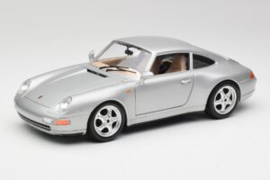 Porsche 911 993 Carrera Prata Bburago 1:18 3050-M1 Metal