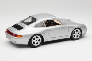 Porsche 911 993 Carrera Prata Bburago 1:18 3050-M1 Metal - imagem 5 de 8
