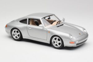 Porsche 911 993 Carrera Prata Bburago 1:18 3050-M1 Metal - imagem 6 de 8