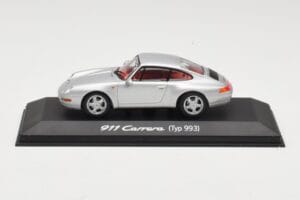 Porsche 911 993 Carrera Prata Minichamps 1:43 WAP02003597 Metal
