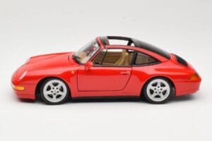 Porsche 911 993 Carrera Targa Vermelho UT Models 1:18 27821 Metal - imagem 4 de 8